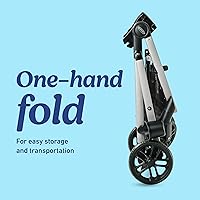 Vista 5 de Graco Modes Pramette Cochecito de bebé convertible en moisés auténtico, asiento reversible, almacenamiento extra, bandeja para niño, plegable