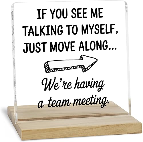 Miniatura 21 de Letrero de decoración de oficina de humor retro, regalos de decoración de oficina del Oeste para compañeros de trabajo masculinos, placa acrílica de