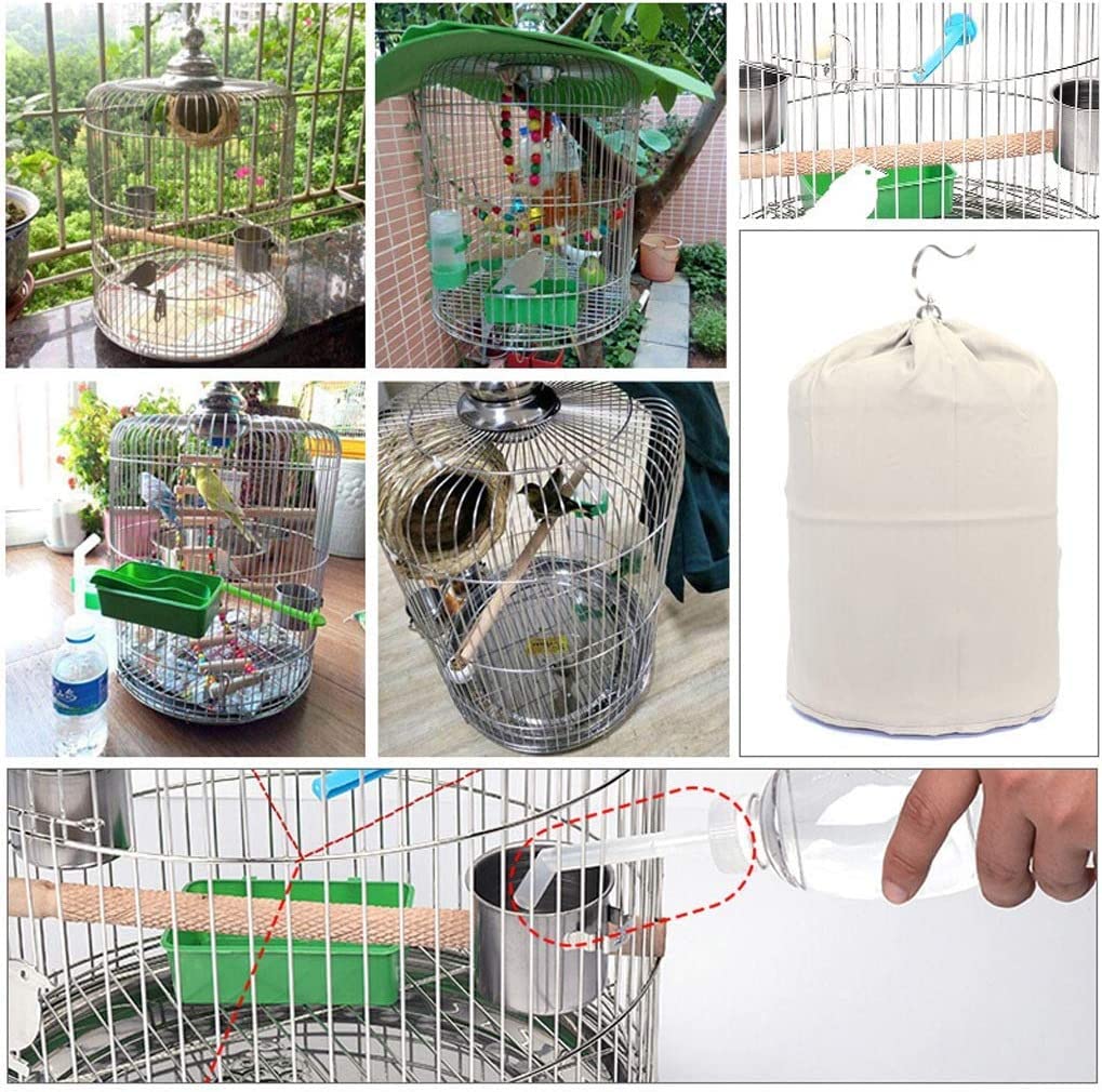 Jaulas para Pájaros De Hierro Forjado, Jaula para Pájaros De Acero Inoxidable, Casa para Pájaros Cuadrada, Transportines Creativos para Pájaros, Jaula De Vuelo Vintage P,30cm