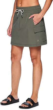 Avalanche Women's Quick Dry Woven Skort with Bike Short and Pockets