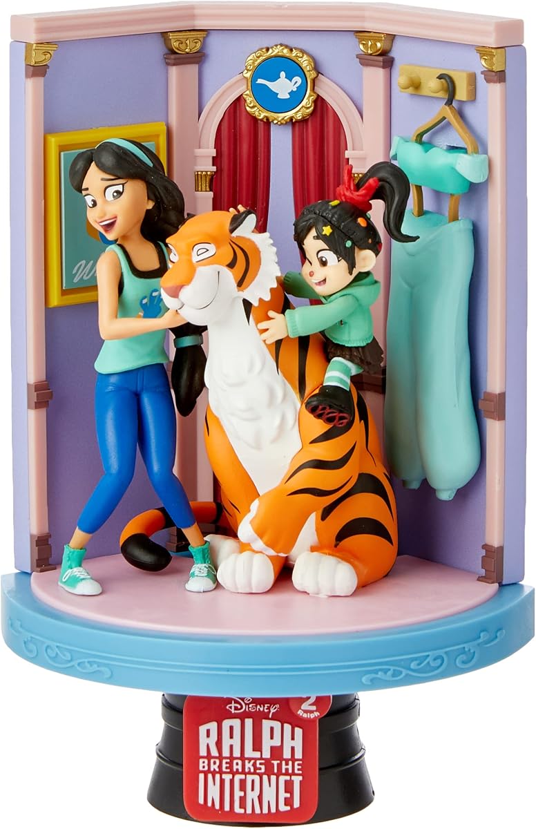 Beast Kingdom Wreck-It Ralph 2: Jasmine Ds-025 D-Stage Series Statue, Multicolor, 6 inches