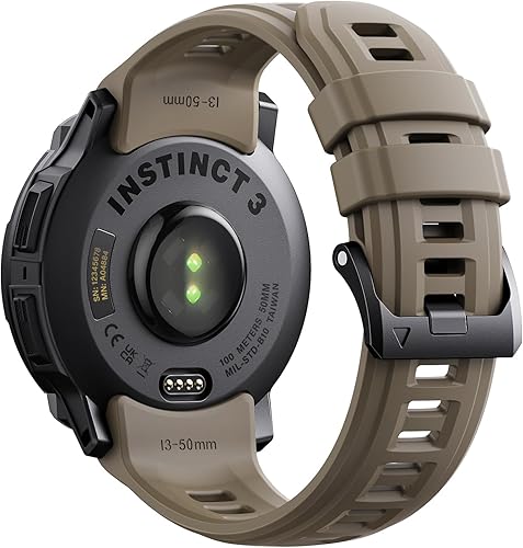 Miniatura 11 de NotoCity Correa de repuesto para Garmin Instinct, correa de repuesto de silicona suave, solo compatible con Instinct Sports GPS Smart Watch