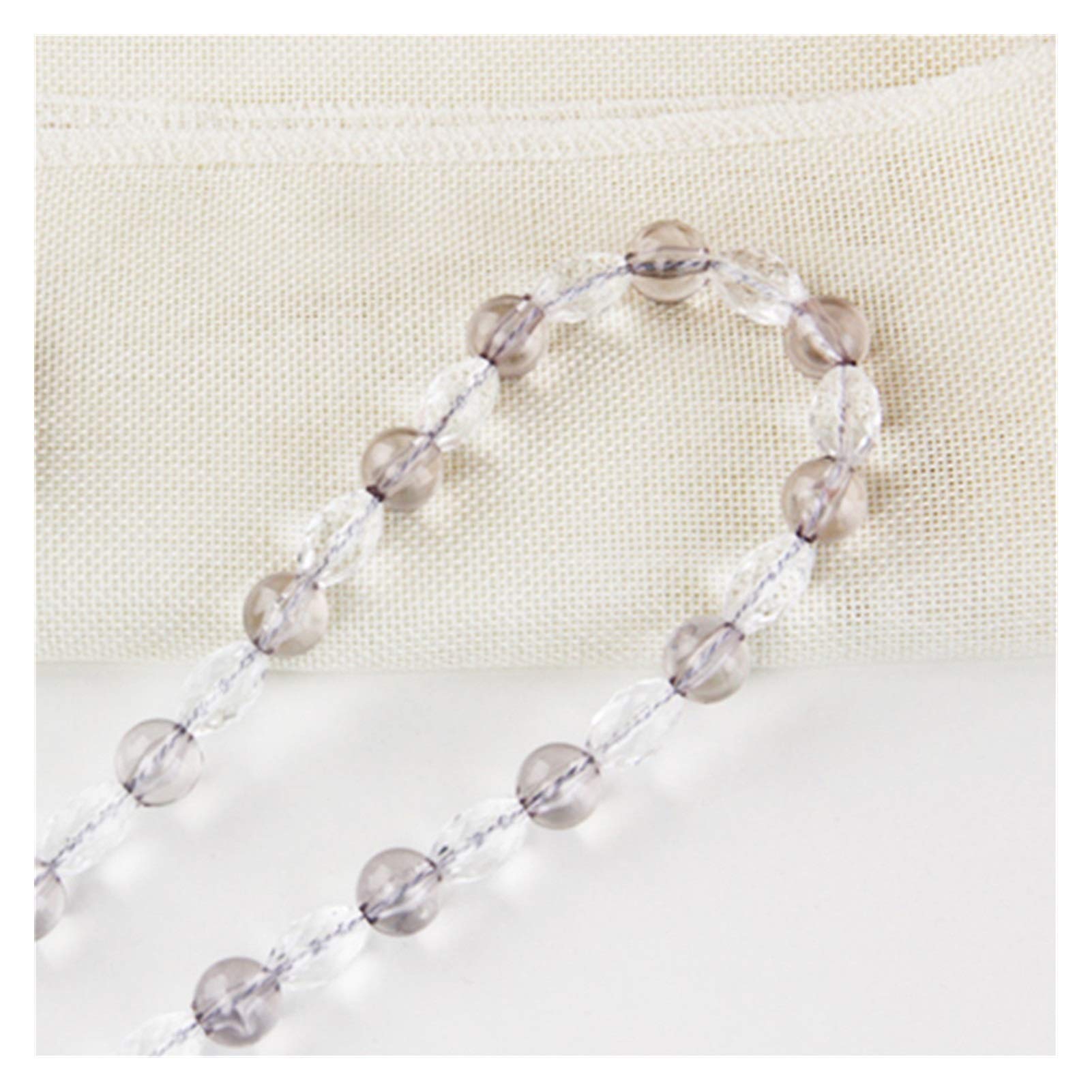 Embrasses de Rideaux en Cristal de Style européen, 1 pièce, Porte-Rideau en Corde, Accessoires décoratifs pour la Maison (Gris)
