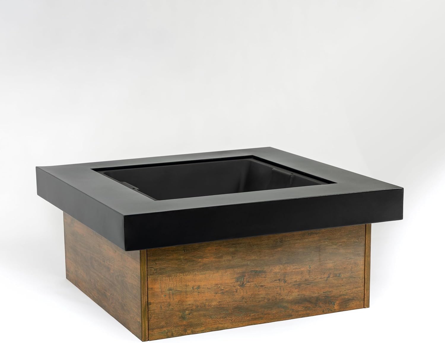 Gecheer 36-Inch Wood Burning Fire Pit Table – Heavy-Duty Steel Outdoor Patio Bonfire Bowl with Decorative Cut-Out Design for 4-8 People, Easy Assembly, Rust-Resistant Black Finish