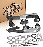 AngyMeck Cast Iron Exhaust Manifold Pair Left & Right for Chevy GMC C/K 1500-3500 1988-1995 w/ Gaskets OEM 674-156 674-157