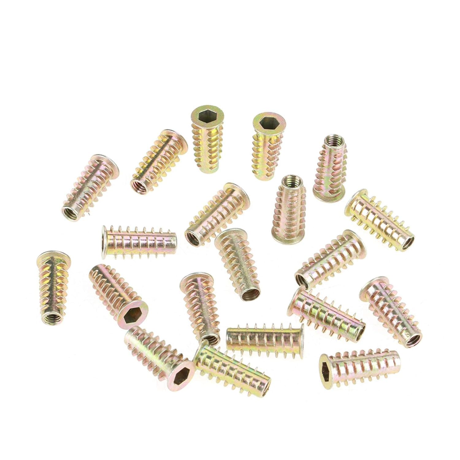 Self Tapping Threaded Insert,Hex Drive Head Zinc Alloy Self Tapping ...