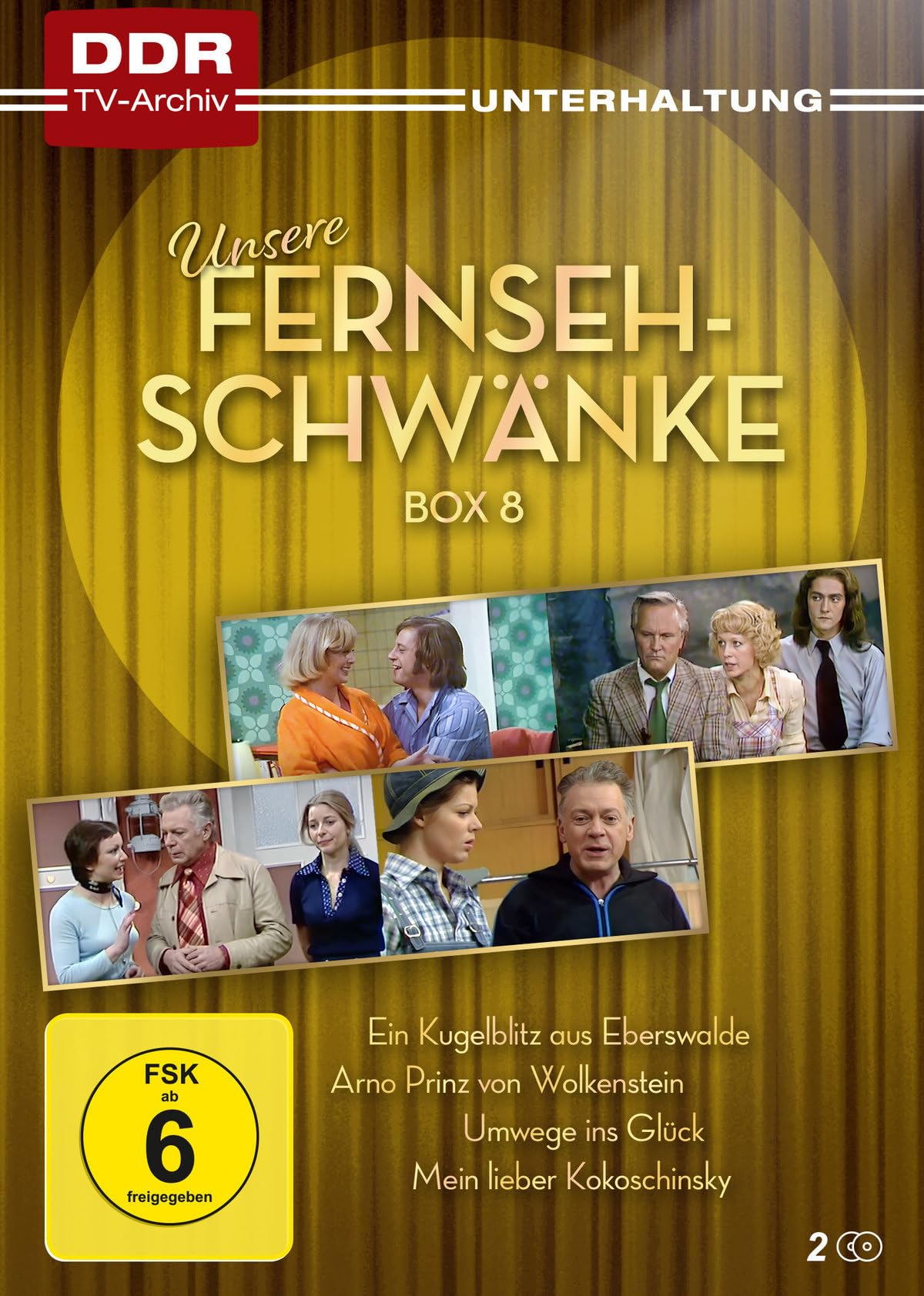 Colección Unsere Fernsehschwänke - Box 8, ideal para tardes de nostalgia y cine