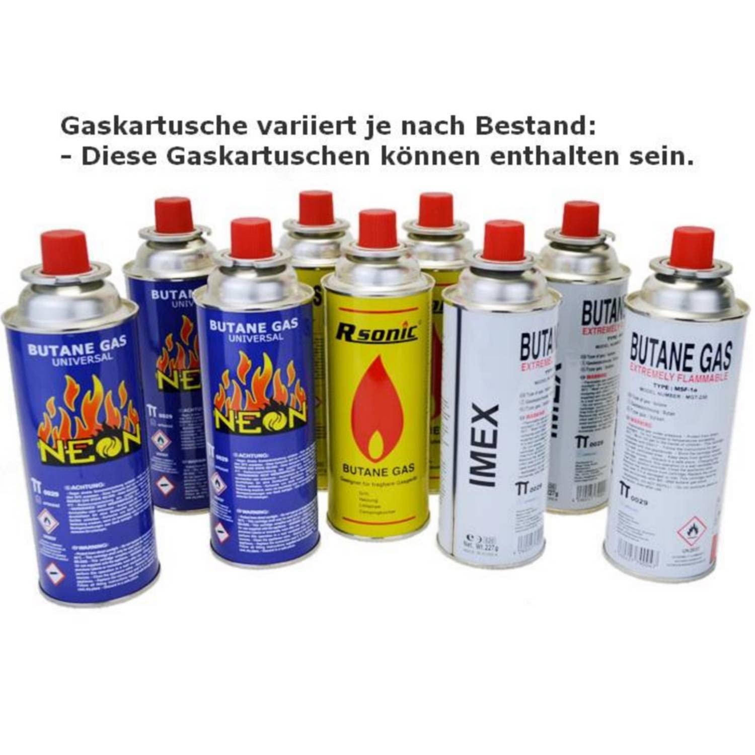 Starlet24 MSF-1a Butan Propan Gas-Kartusche für Gaskocher Campingkocher Gas-Heizung Unkrautbrenner Bunsenbrenner Gasbrenner