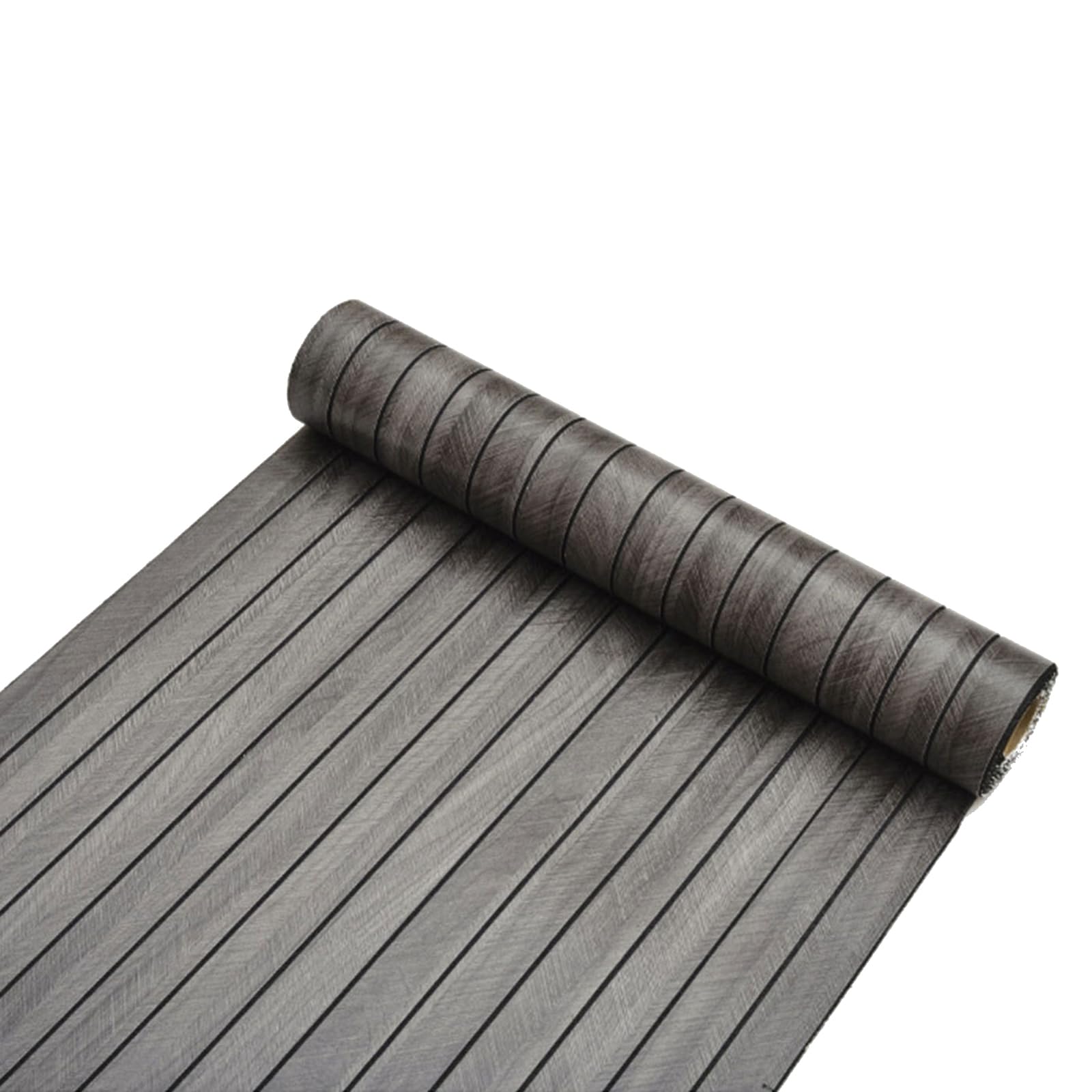 Pangboer Dark Grey Wood Grains Slats Wall Panel 40X300cm Adhesive Vinyls Peels And Stick Wallpaper For Bathroom Kitchen Decors Peels And Stick Wallpaper