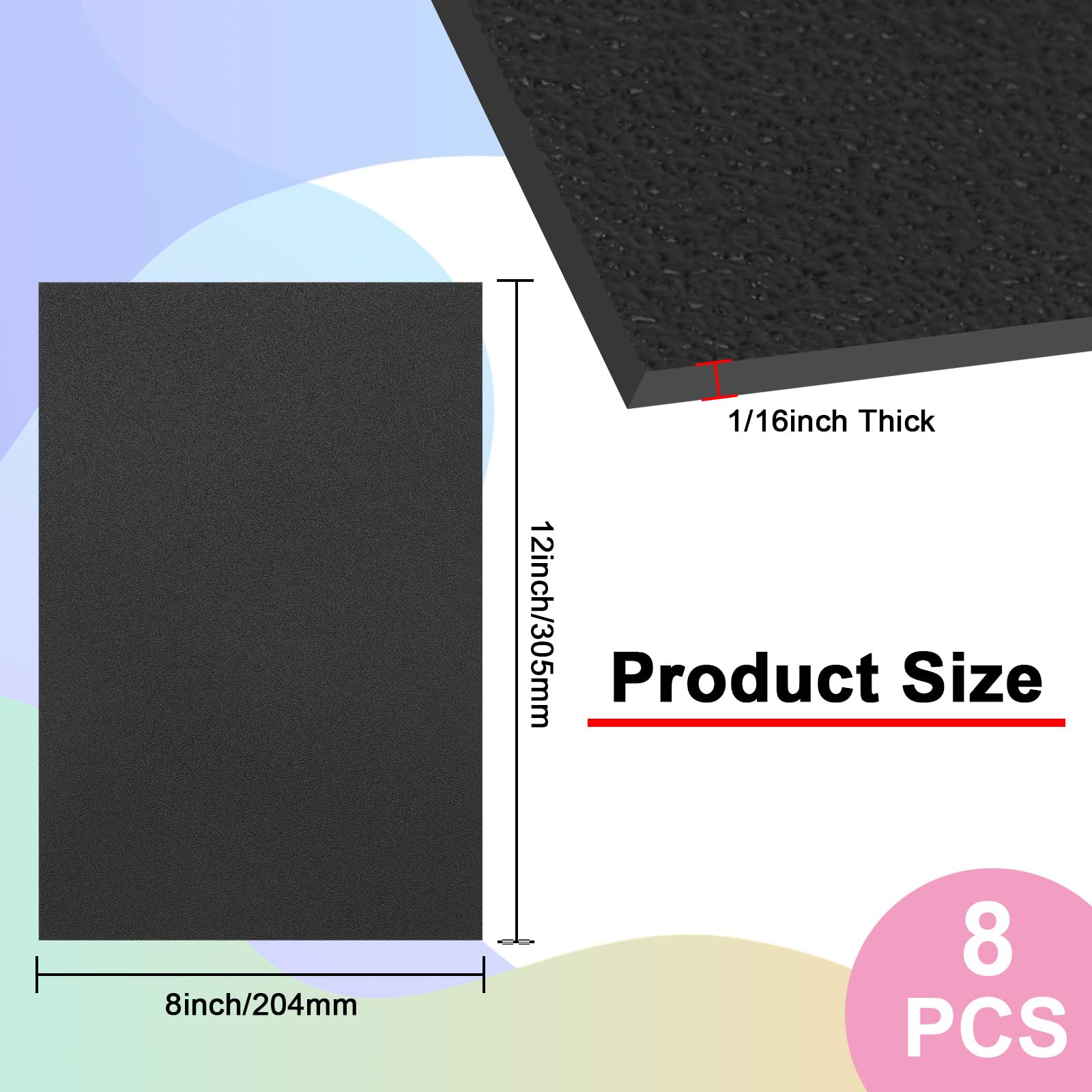 Black ABS Plastic Sheets - Upgrade Your Projects -2