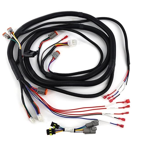 Arnés de cableado de control de carrito de golf para Club Car Precedent-Gray Controller # 1515-5201, incluye arnés adaptador Mcor 2 y 4, arnés de