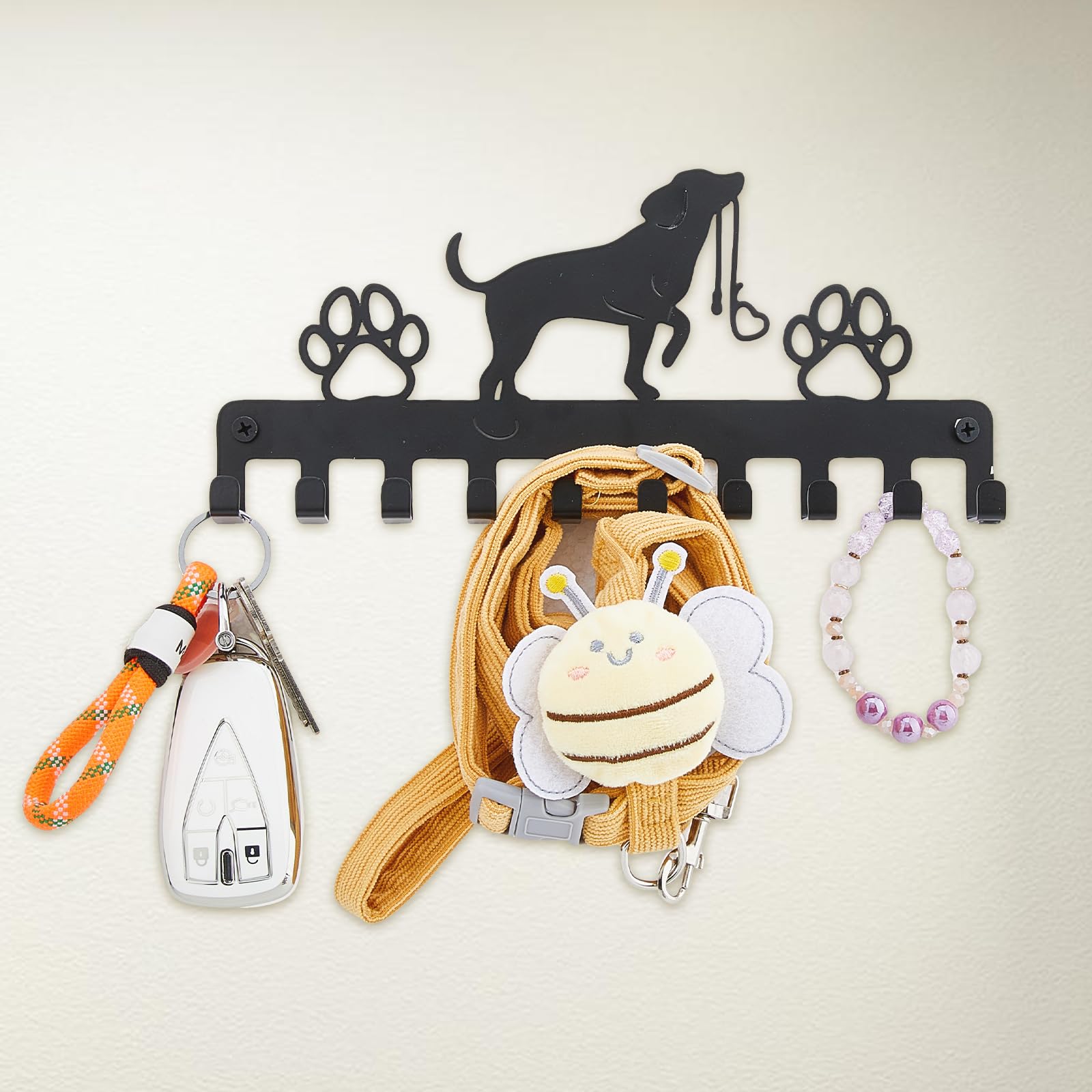 Porte Cle Mural En Métal Porte Clef Mural à 6 Crochets Porte Clef Mural Métal Adhesif Petit