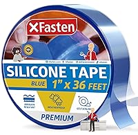 Vista 17 de XFasten Cinta autoadhesiva de silicona, para fusión 1 pulgada X 36 pies, negro