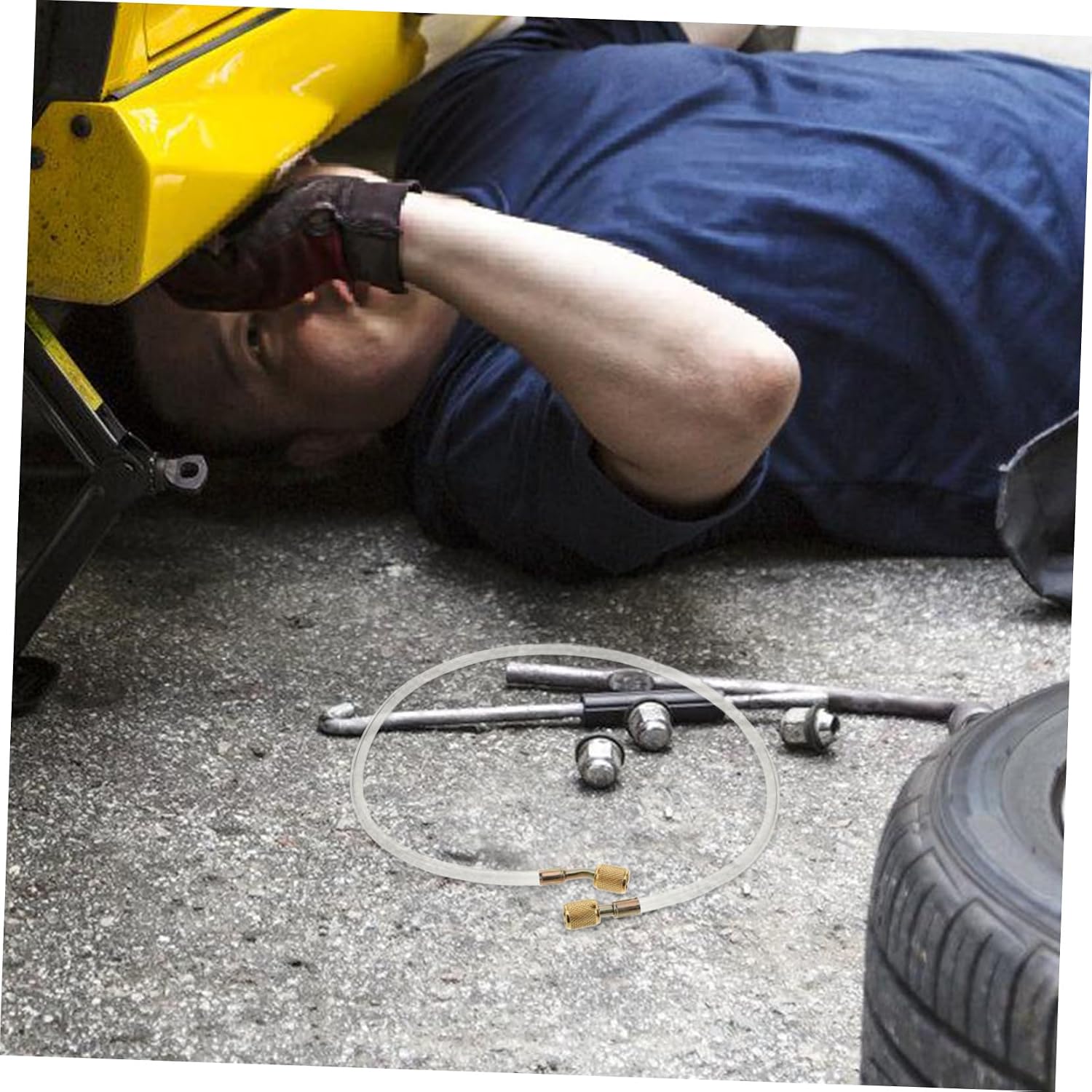 Filling Hose for Car R134 Compatible Auto Charging Pipe 90cm Easy Install