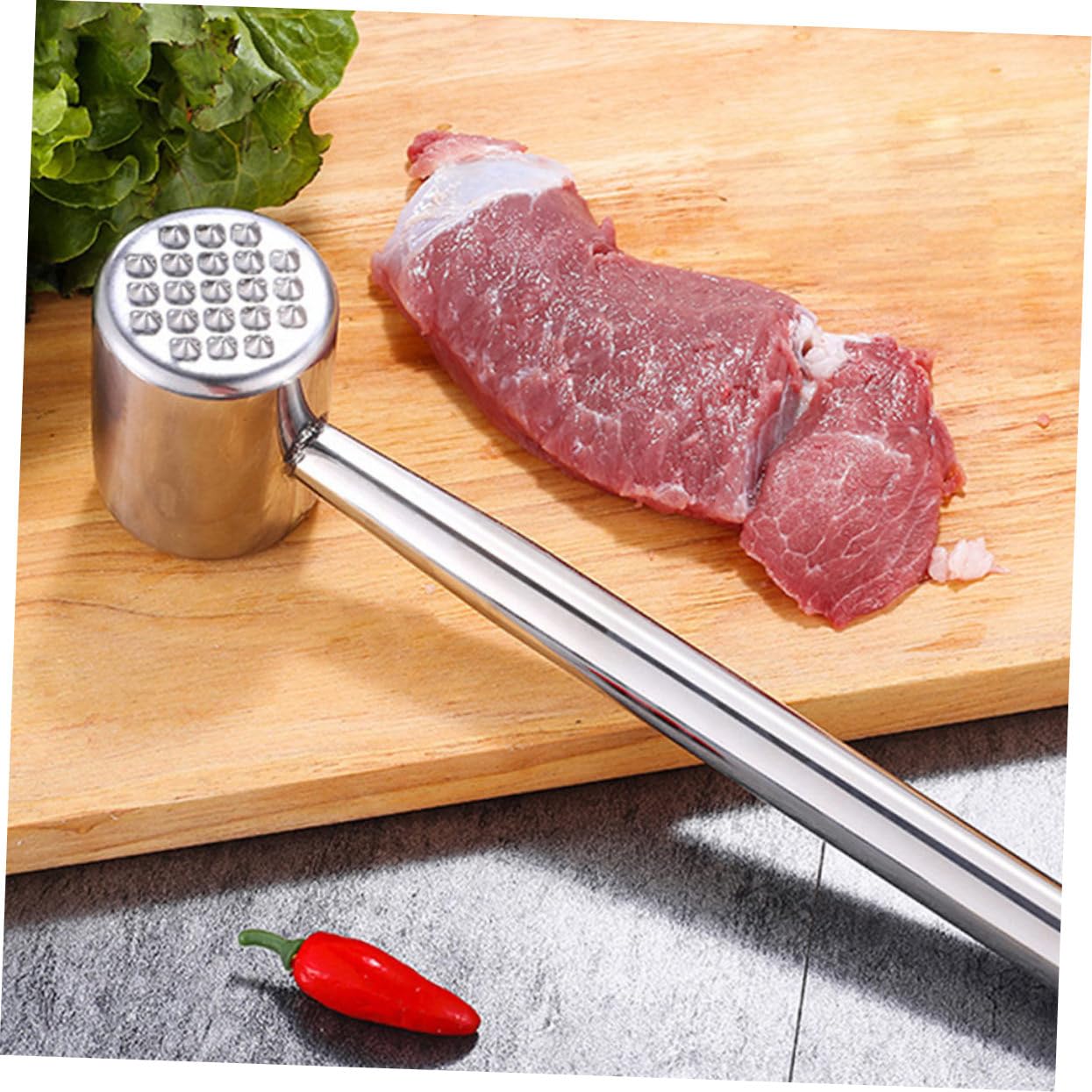 2stücke Fleischklopfer Für Steak Huhn Und Schweinefleisch Multifunktionale Zartmacher-hämmer Spülmaschinenfest Ergonomischer Griff Für Geschmacksergebnisse