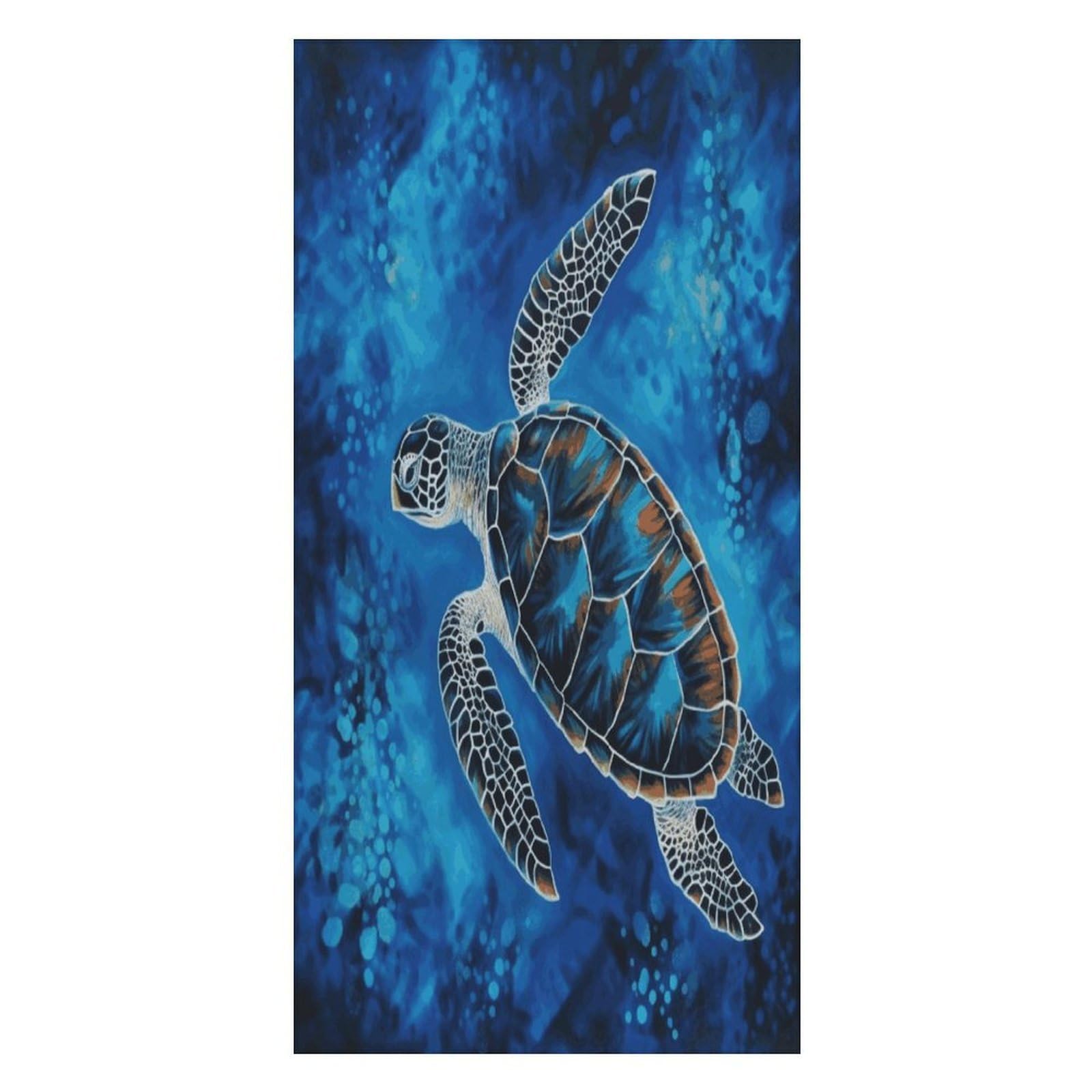 Adfgyerh Unisex Style Sea Turtle-Blue Bath Towels Beach Towel Lightweight Quick Dry, Bath Towel For Travel Sports Pool Swimming Bath Camping Yoga Adults160x80cm