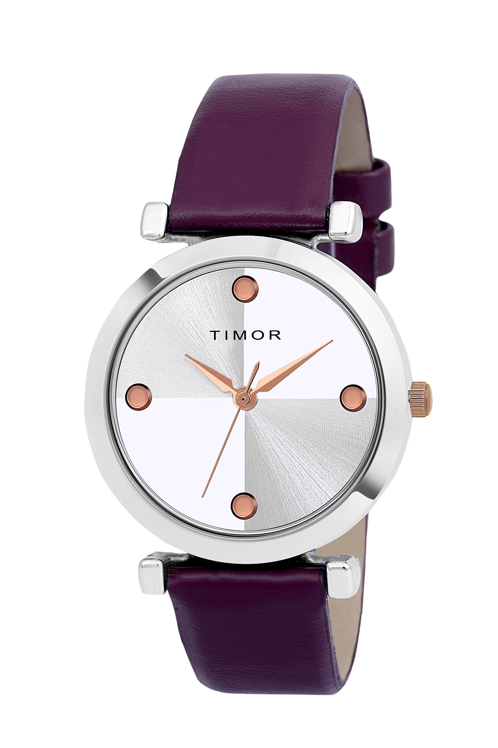 TIMOR Youth Genuine Leather Belt Strap Water Resistant Ladies Analogue Girls Watch - for Women (White) (B08QJG6RX2) Amazon Price History, Amazon Price Tracker