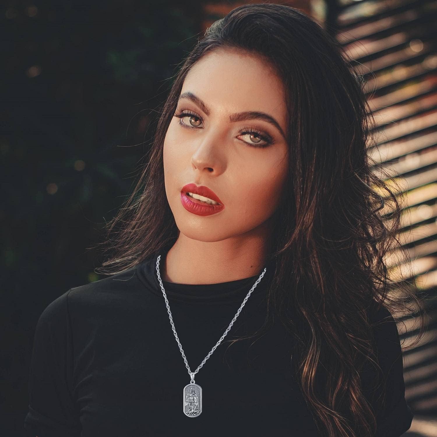 Odinstone 925 Sterling Silver St Michael/St Christopher/St Benedict/Jesus Crucifix/St Uriel/Archangel Raphael Medal Necklace for Men Women Religious Amulets Jewelry Gifts - Image 5