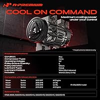 Vista 2 de A-Premium Compresor de aire acondicionado AC con embrague Compatible con Nissan Sentra 1.8L 2013-2019