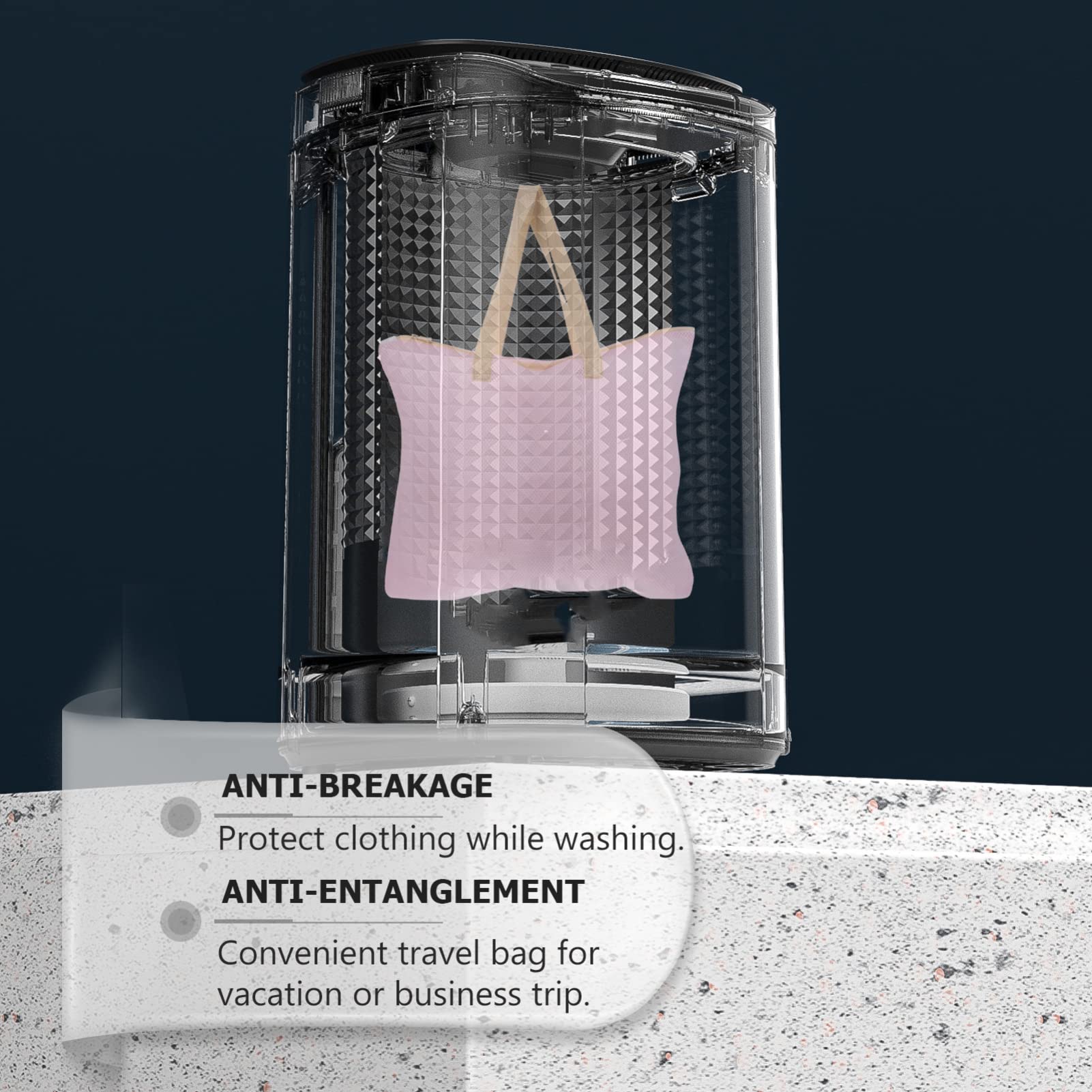 Mobestech 3piezas Bolsa De Lavandería Resistente Con Cremallera y Diseño Antienredos Para Organizar Ropa Sucia y Proteger Prendas Delicadas Lavado Máquina