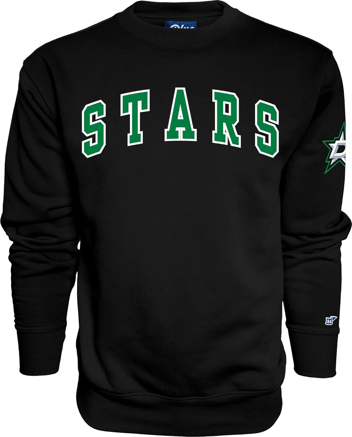 Blue 84 NHL unisex-adult Nhl Officially Licensed Crewneck Sweatshirt Sleeve Logo Secondary Color