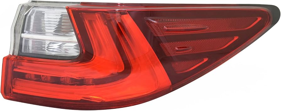 TYC Right Tail Light Assembly Compatible with 2016-2018 Lexus ES350