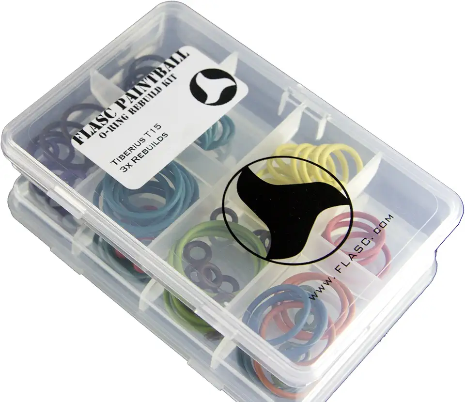 Flasc Paintball Kit de reconstrução Tiberius T15 3X Color Coded Paintball