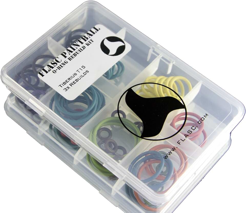 Flasc Paintball Kit de reconstrução Tiberius T15 3X Color Coded Paintball