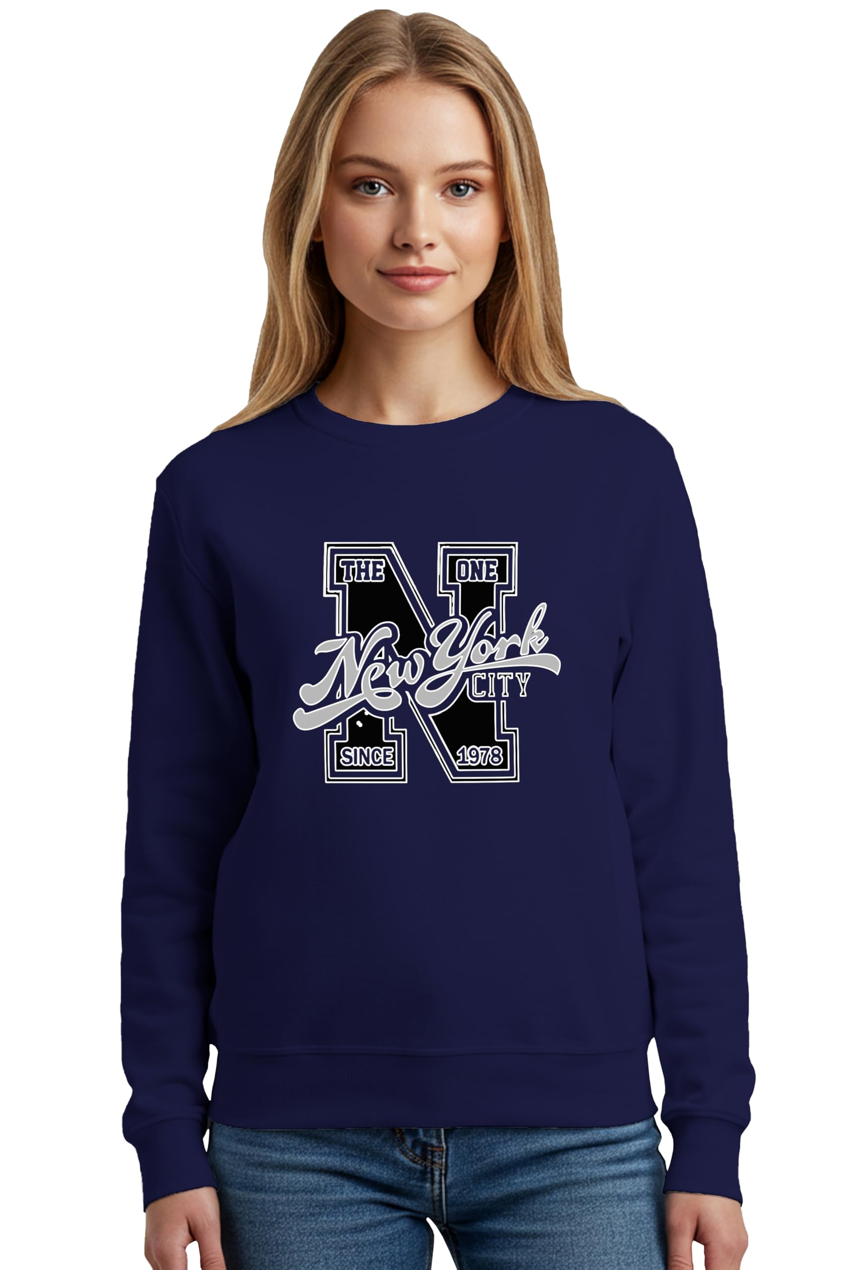 buy that trendz Sweatshirts for Women Newyork City Printed Cotton Blend Long Sleeve Round Neck Regular Fit Casual Gen Z Winter Sweatshirt-picture-30