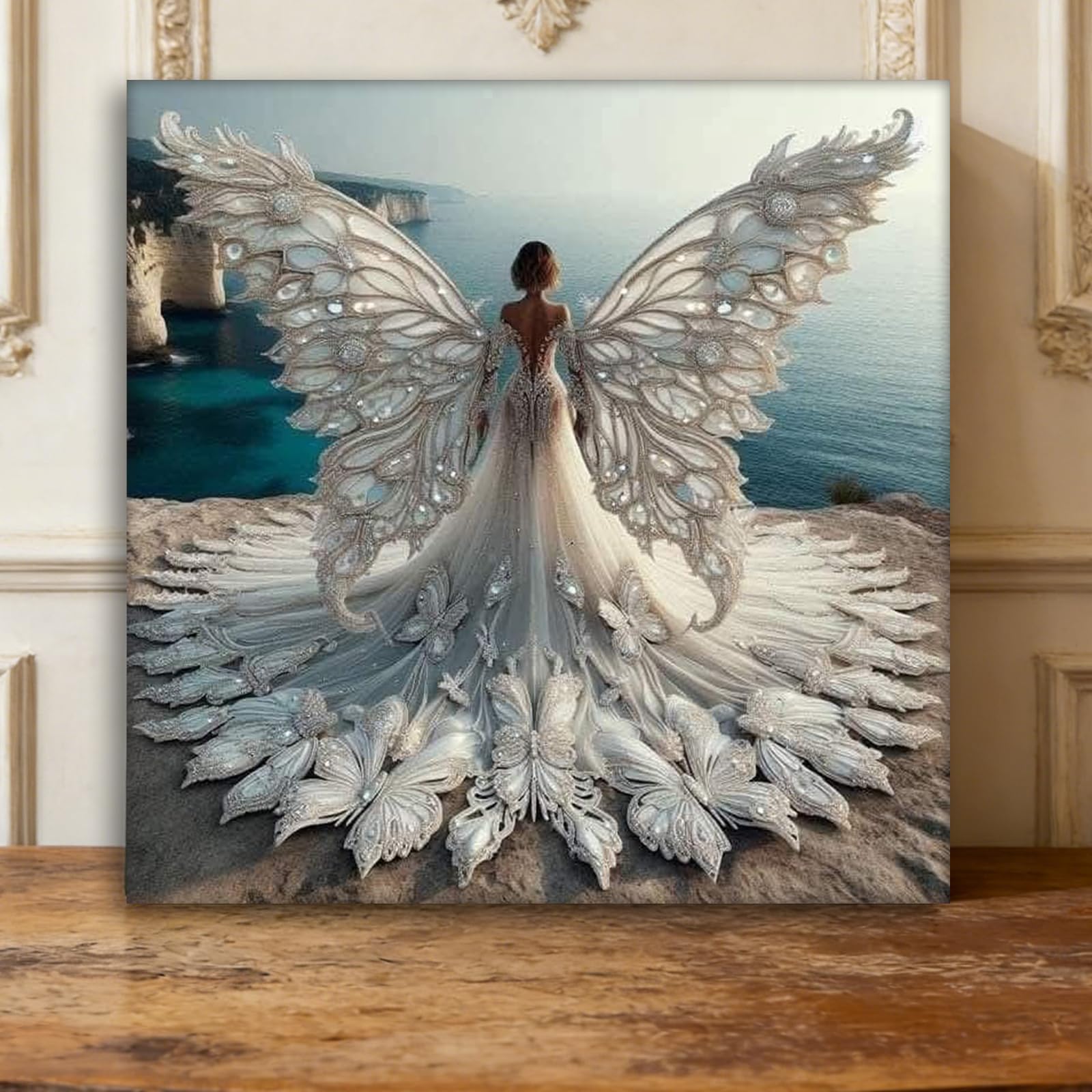 Butterfly Figur Paint by Numbers Erwachsene 40 x 40 cm, rahmenlos