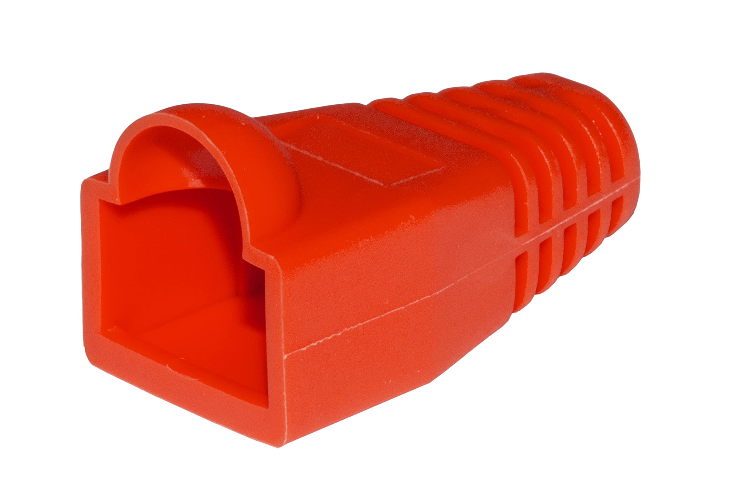 100 Copriconnettori RJ45 Gialli Da 6 Mm - Per Cavi Cat5e E Cat6, Protezione Plug 8 Poli - Foto 6