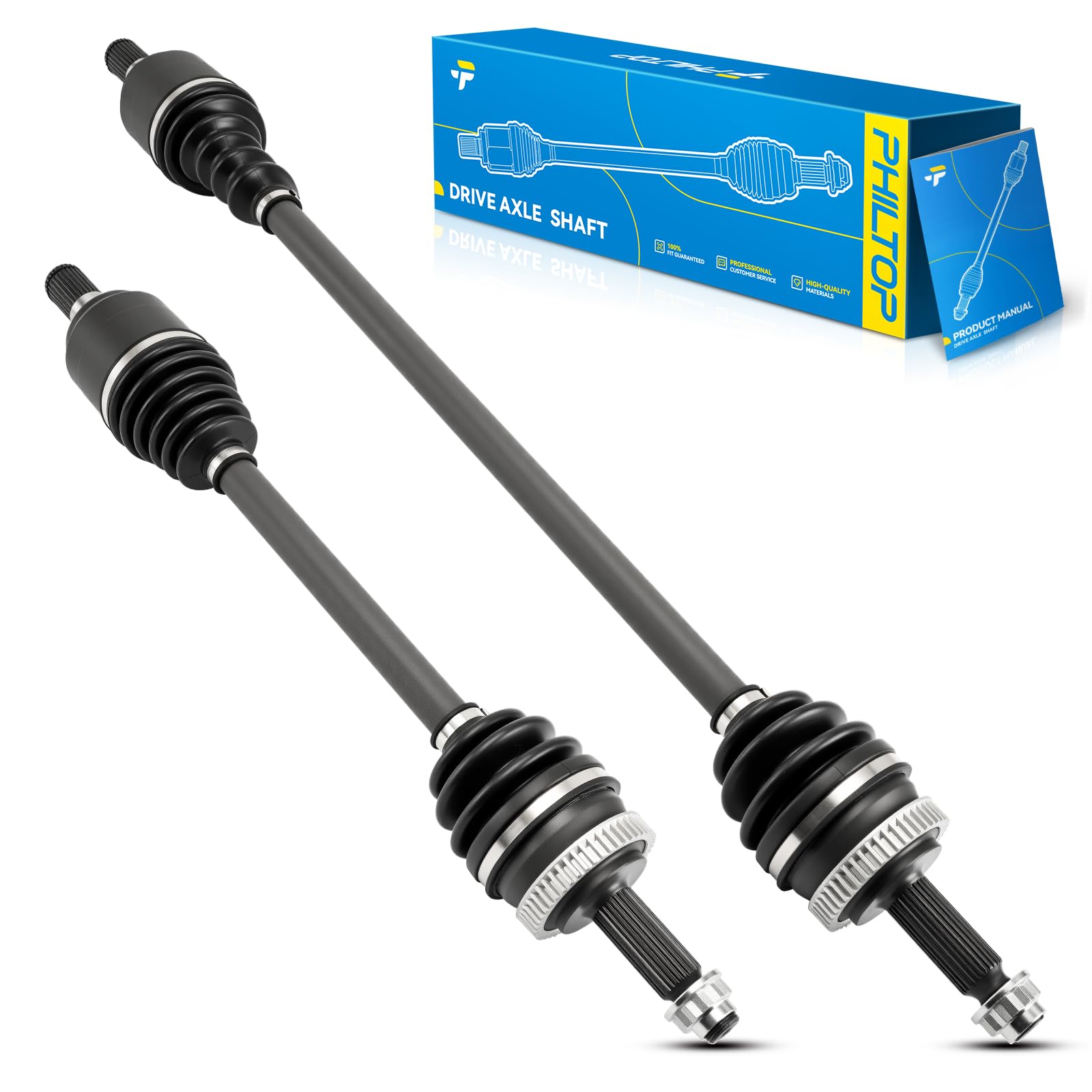 PHILTOP Front CV Axle Shaft Compatible with 2011-2014 Sonata 2.4L 2 PCS Axle Shaft-image-48