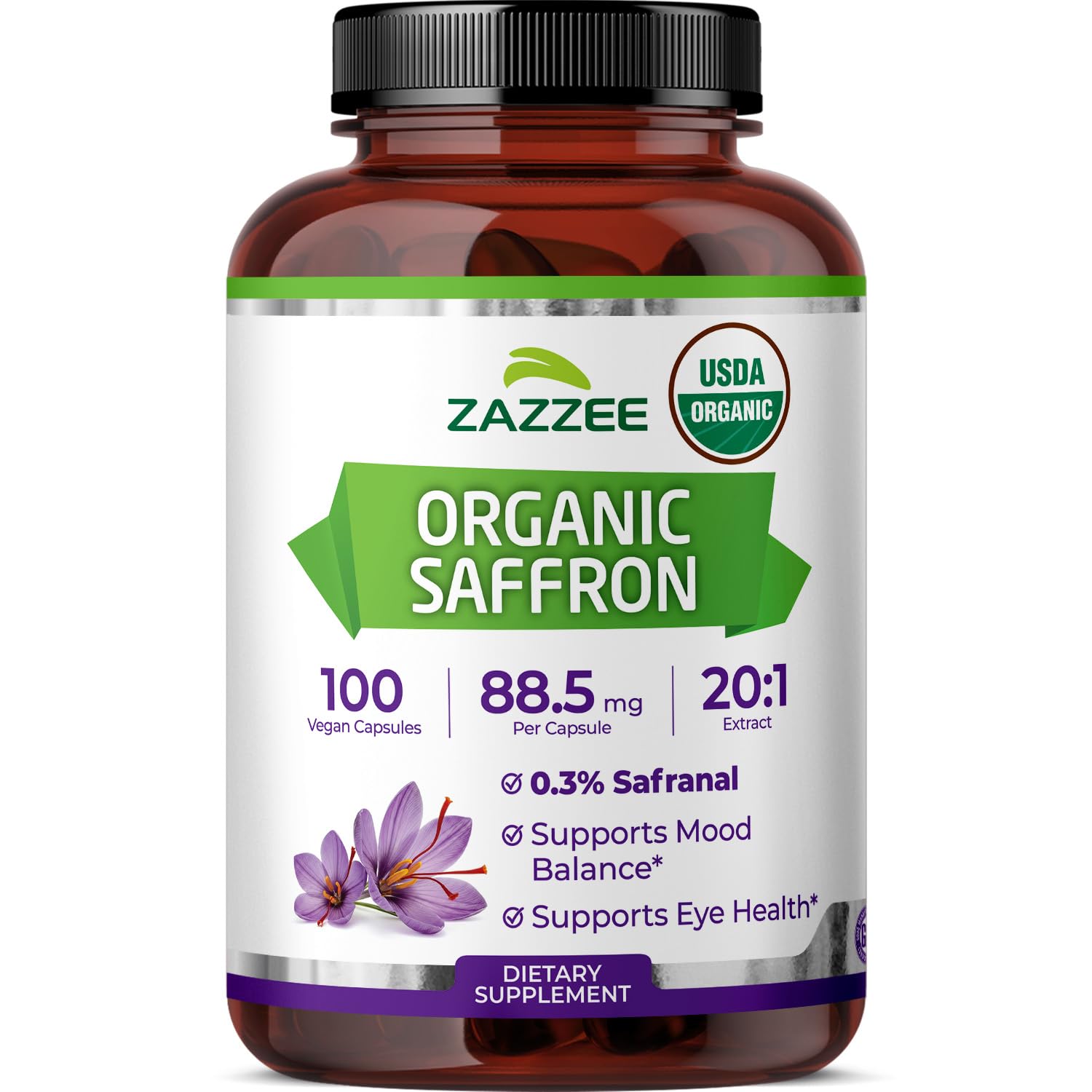 Zazzee USDA Organic Saffron