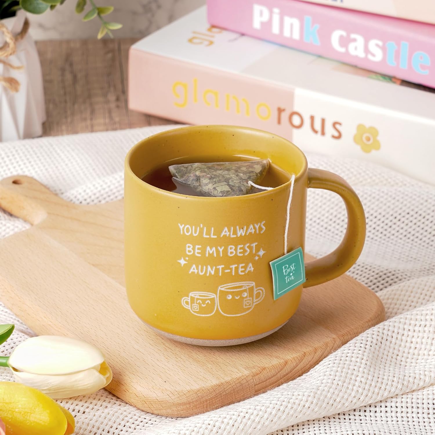 Aunt Gift Ideas Aunt-Tea Mug - Birthday Gifts for Women Auntie Best Ever Gifts Christmas Gift Ceramic Coffee Mug 12.8oz - Image 7