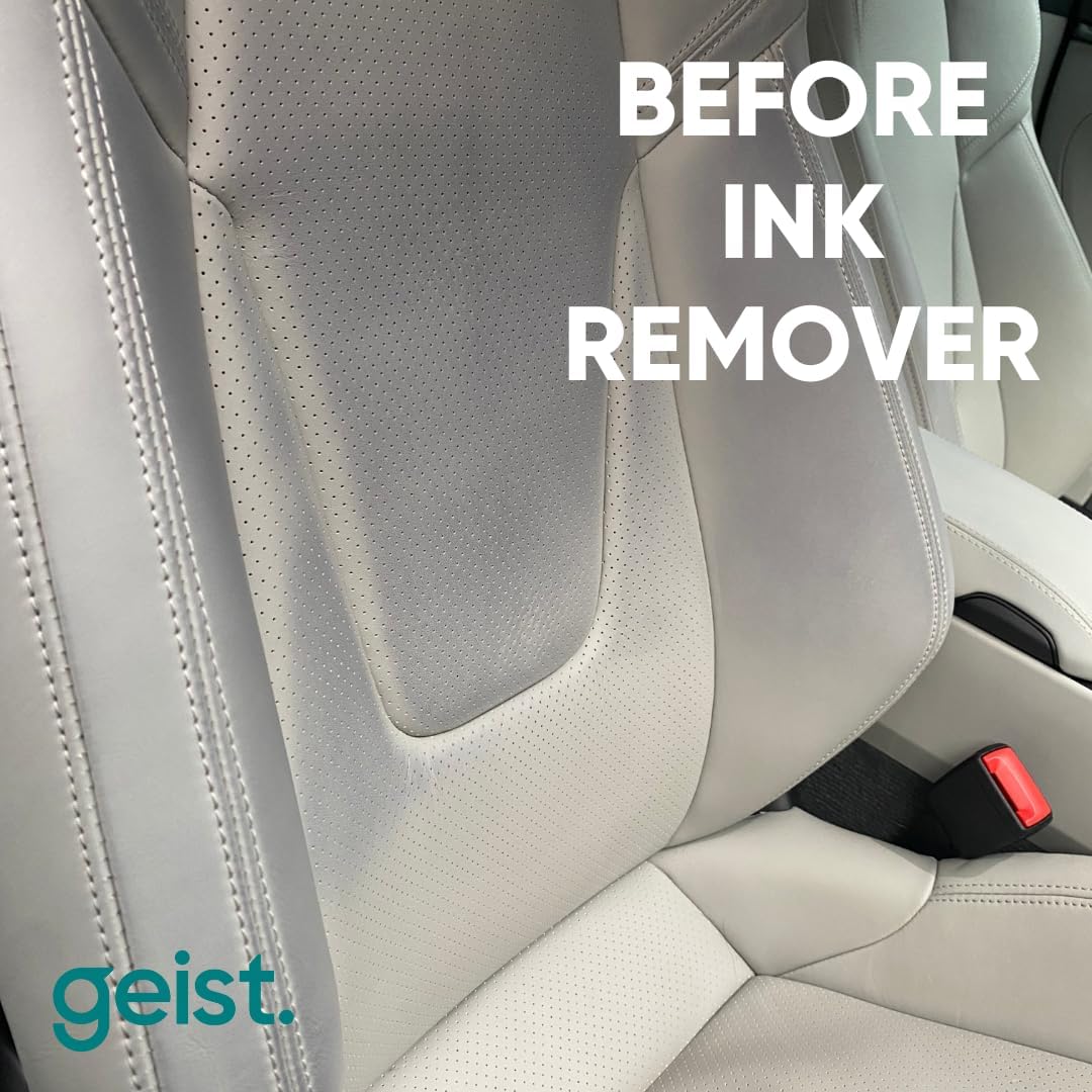 Geist. Ink and Dye Remover for Leather, PVC and PU | Plant-based, no solvents | 200 ml / 6.75 fl.oz