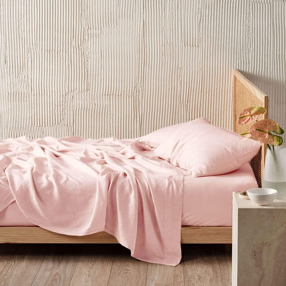 Merryfeel Linen Duvet Cover Set with Sheet Set Bundle Set Home & Kitchen