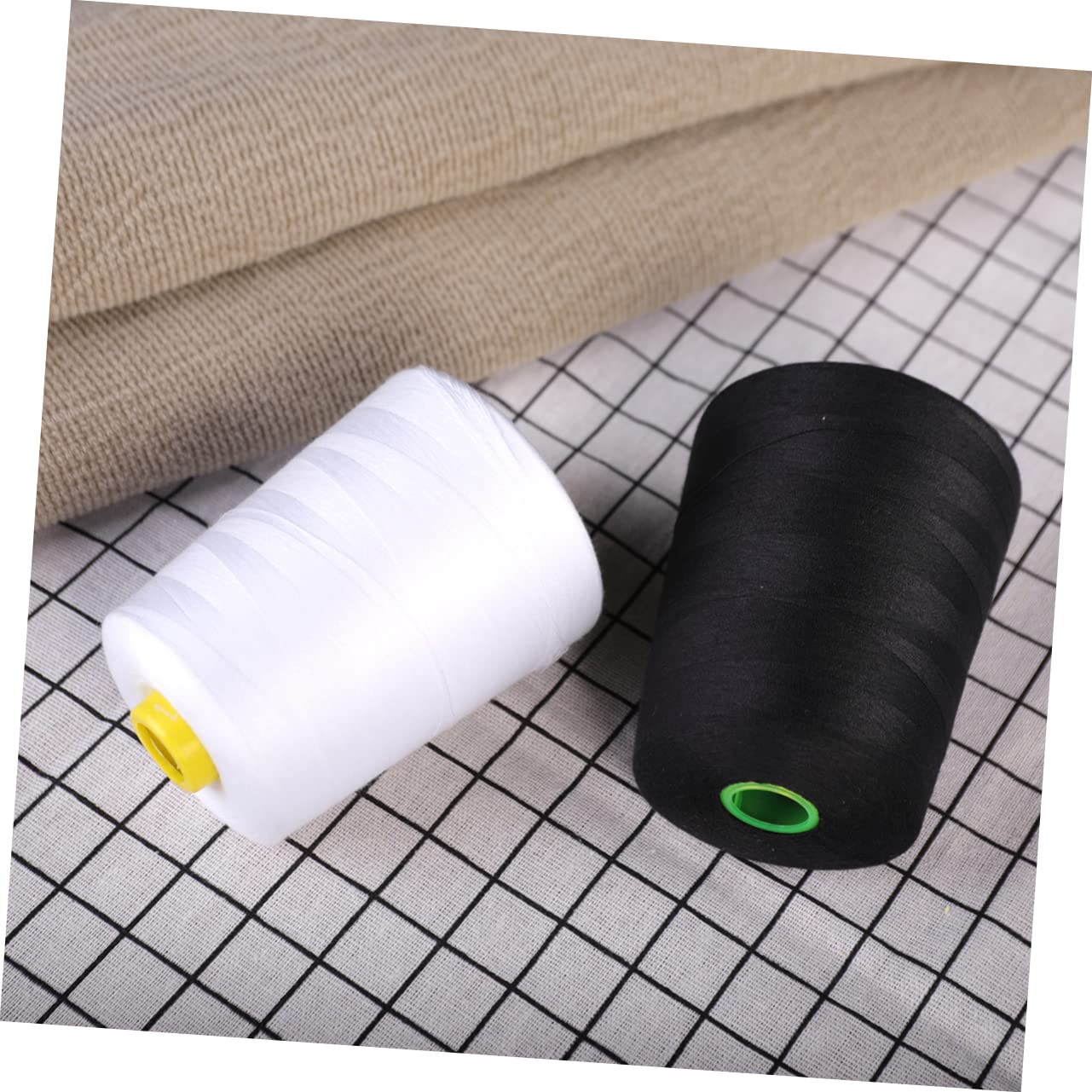 Homoyoyo 3 Series Hilo De Poliéster Para Coser Hilo Negro Para Bordar Hilo Para Coser Telas Hilo Para Coser Suministros Para Acolchado Costura Variada Herramientas Para 2 piezas x 3