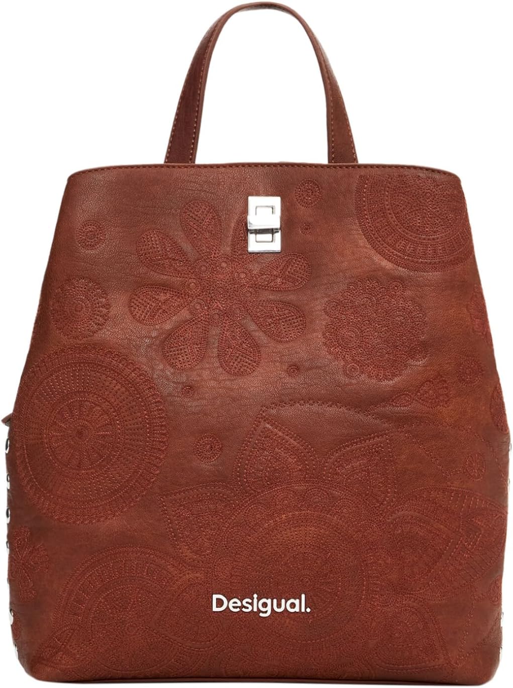 Desigual Embroidered Flower Backpack