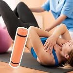 Yoga Mat, Nonslip Extra Thick High Densitys Exercise Mat Comfortable Foam Mats Exercise Yoga for Sports Fitness Body Building Gym Equipment Padded Exercises Mats for Home