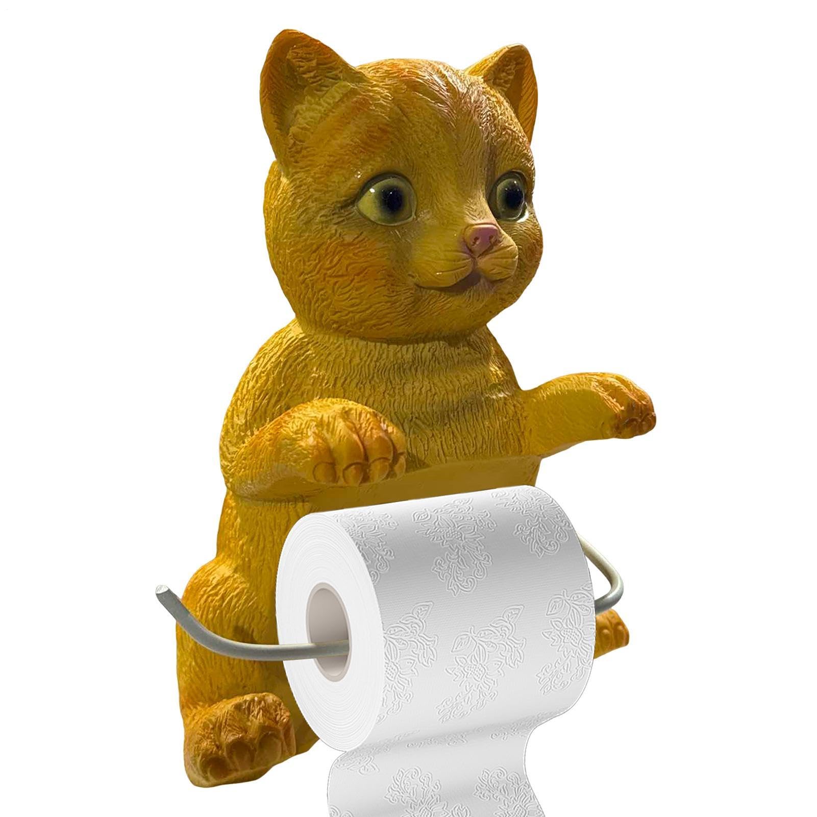 Toallero de papel gato soporte de pared para baño cocina