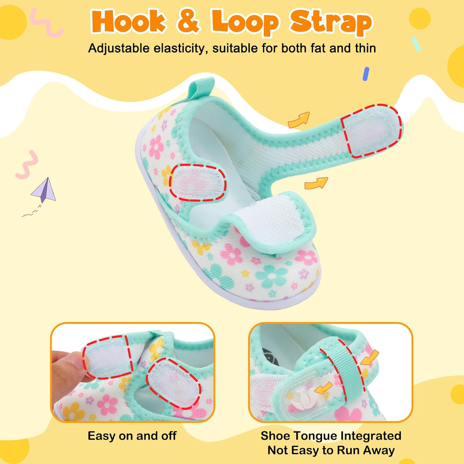 FEETCITY Barefoot Baby Shoes Girls Boys Walking Shoes Infant Sneakers Lightweight Flexible Newborn Dress School Shoe - Image 3