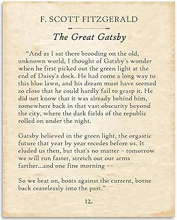 Top 10 Fitzgerald Unframed Typography To Buy In 21 In U S A Vasthurengan Com