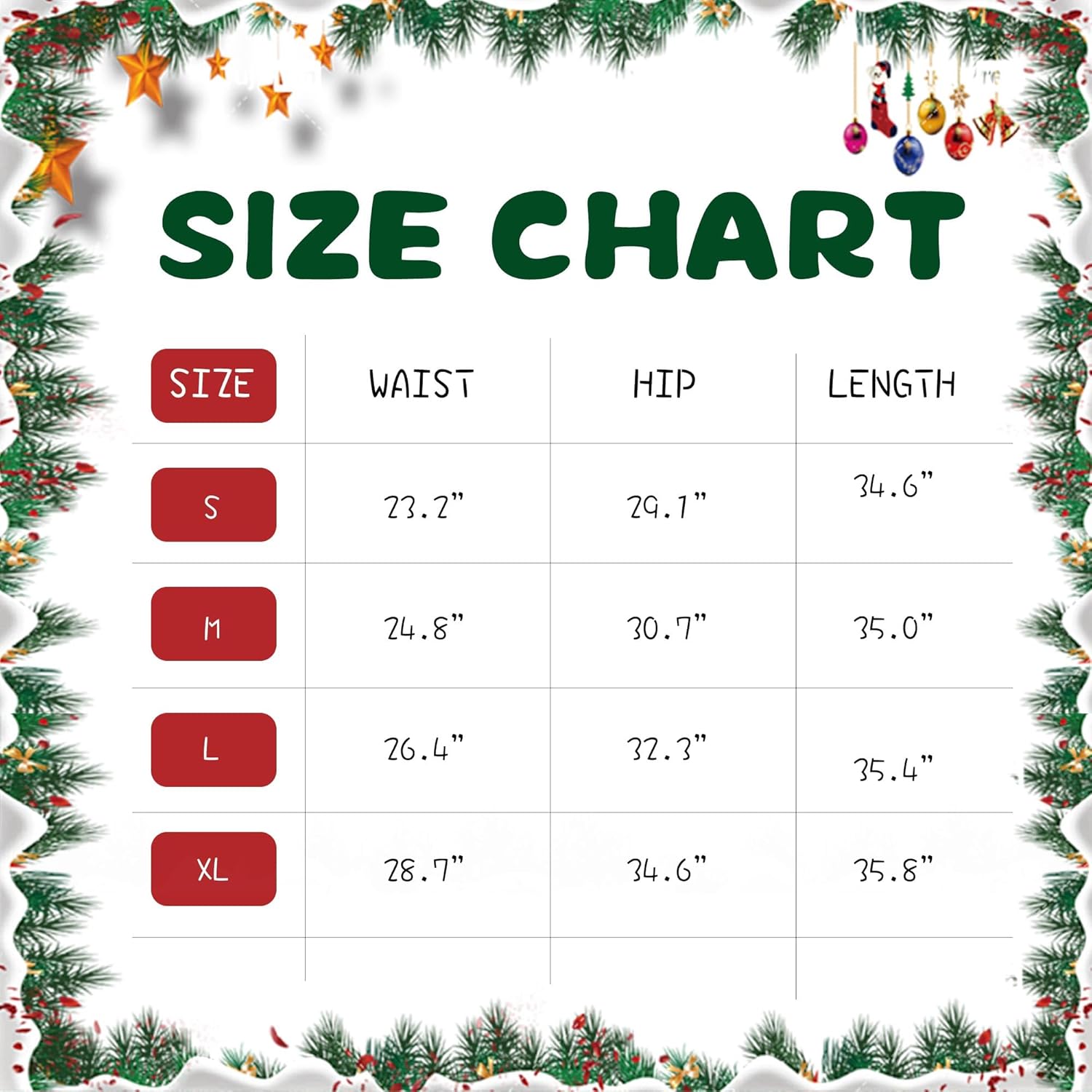 MATHACINO Women's Christmas Leggings High Waist Yoga Pants - Image 5