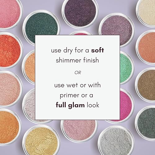 Miniatura 3 de Giselle Cosmetics Sombra de ojos mineral orgánica en polvo suelto - Orange Rose Pastel