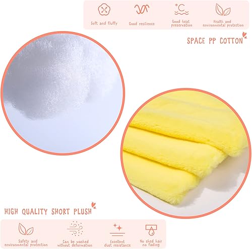 Miniatura 4 de Juguete de peluche de pato amarillo con anteojos, de felpa suave, para niños y niñas, con lindo sombrero y disfraz, los mejores regalos para