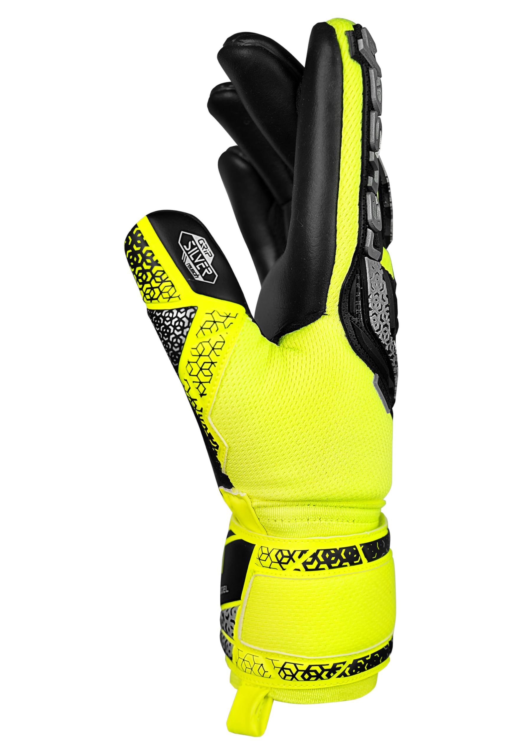 Reusch Attrakt Freegel Silver Junior oddychające rękawice bramkarskie, dla dzieci, młodzieży, rękawice piłkarskie do wszystkich warunków pogodowych i powierzchni boiska