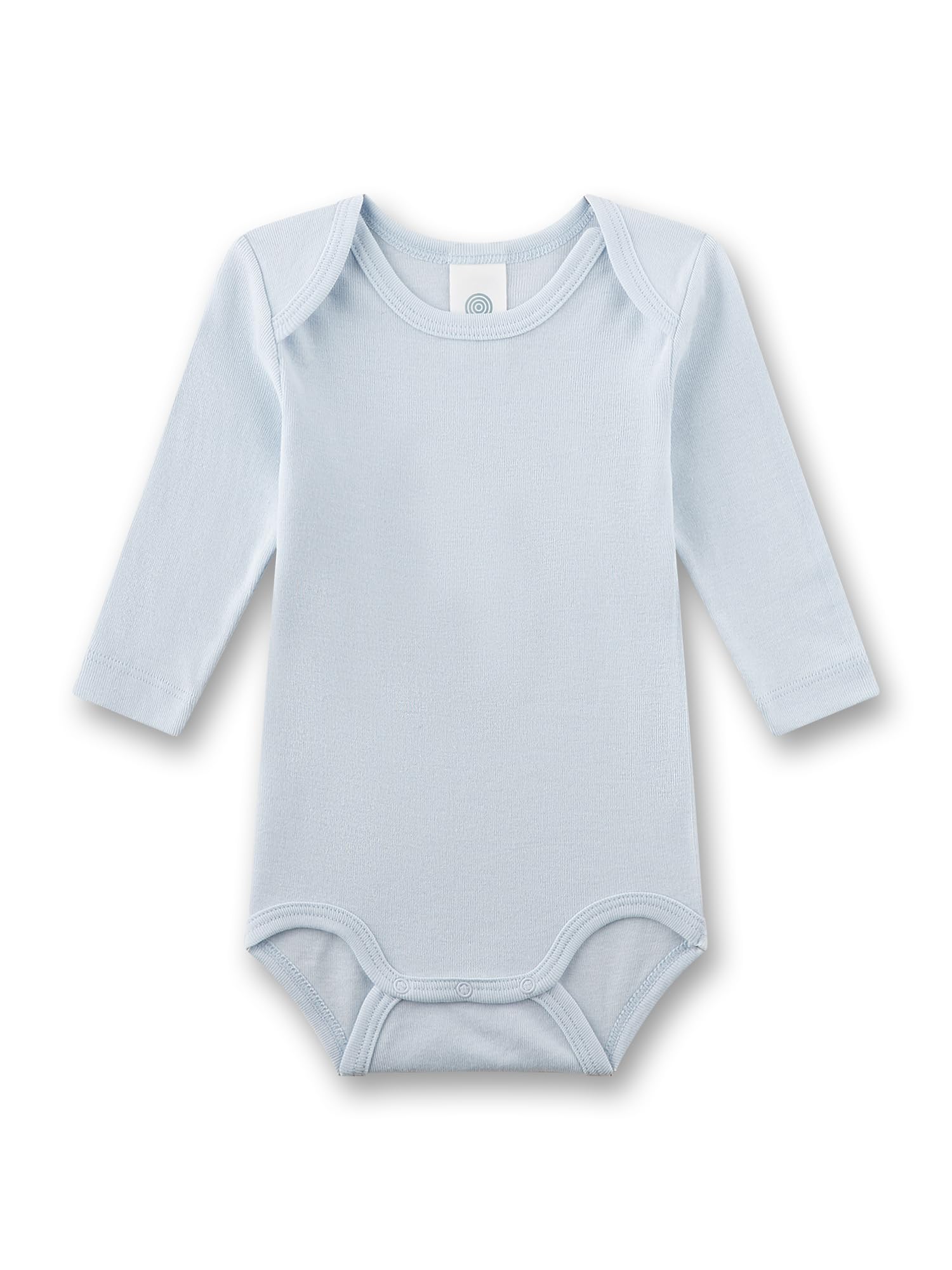 Sanetta Body per neonato a maniche lunghe, azzurro, a maniche lunghe, morbido, delicato sulla pelle, set da 3 pezzi