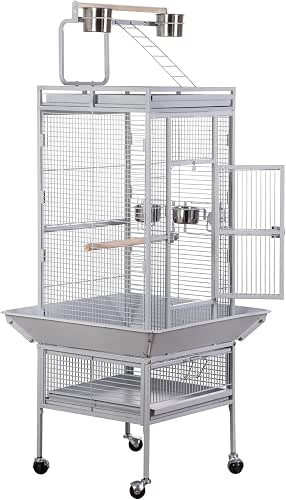 ZENY 61-inch Large Parrot Cockatiel Bird Cages with Wrought Iron