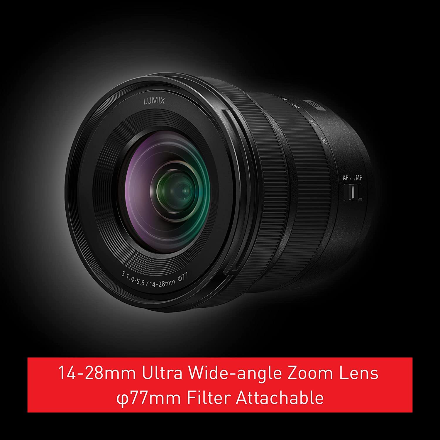 Panasonic Lumix S serires L Mount Camera Lens, S 14-28MM F/ 4.5