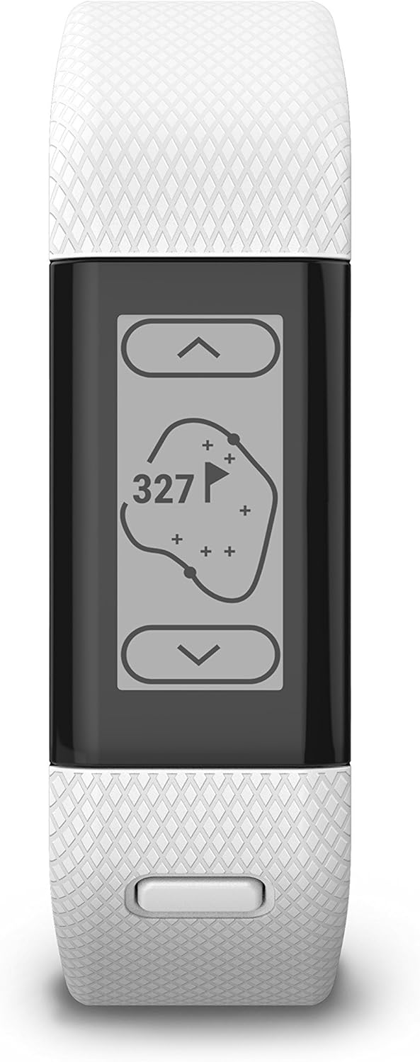 garmin approach x40 gps golf band and activity tracker with heart rate monitoring white